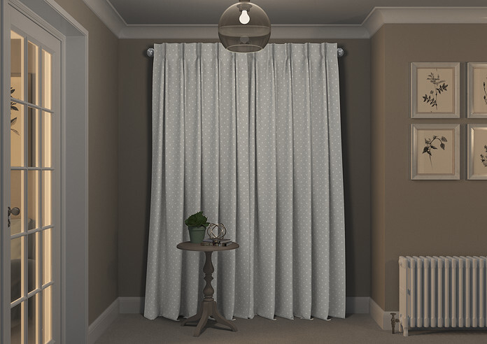 Full Stop, Silver - Made to Measure Curtains - Image 7